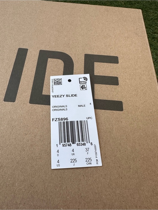 Adidas Yeezy Slide Flax Size 4 FZ5896 Brand New